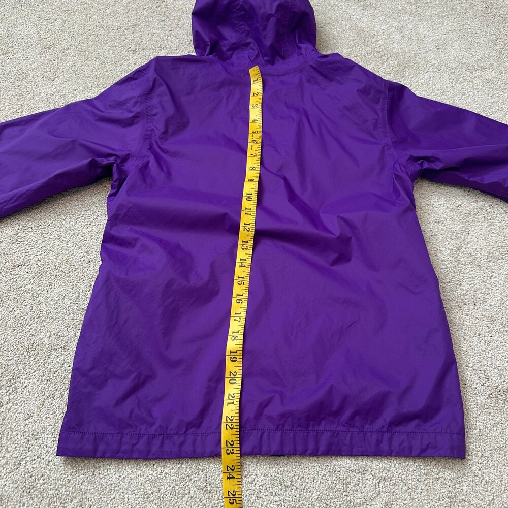 The North Face Hyvent Lightweight Rain Jacket Purple Girl's Size L (14/16) - Picture 7 of 8